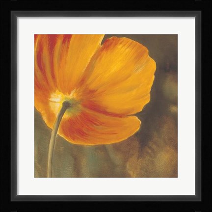 Framed Coquelicots Dans Le Soleil III Print