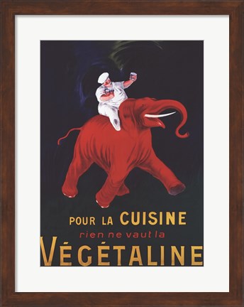 Framed Cuisine Vegetaline Print