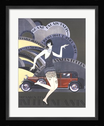 Framed 90E Salon Des Independants Print