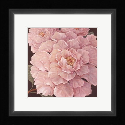 Framed Fuschia Peonies Print