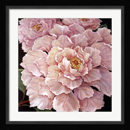 Framed Fuschia Peonies Print