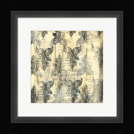 Framed Aged Elegance IV Print