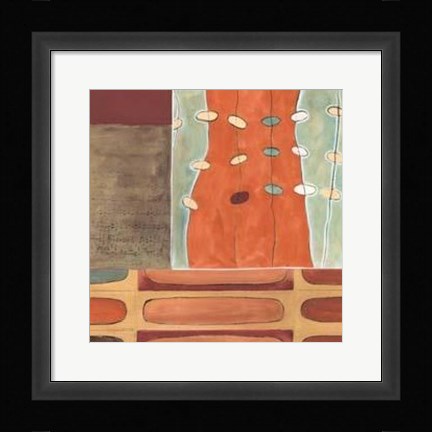 Framed Egg Hunt In Orange I Print