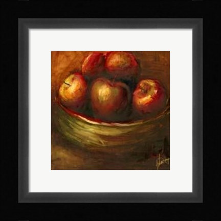Framed Rustic Fruit III Print