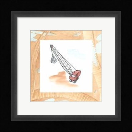 Framed Charlie's Crane Print