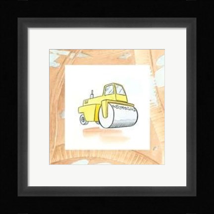 Framed Charlie's Steamroller Print