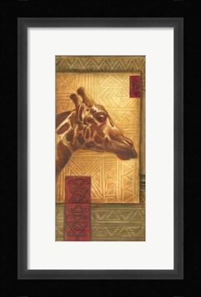 Framed Grasslands Batik II Print