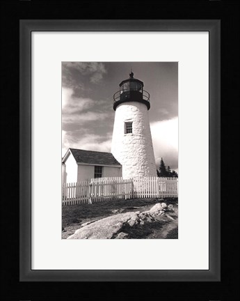 Framed Pemaquid Point Light, Maine I Print