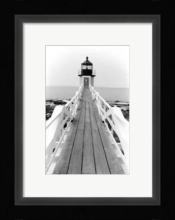 Framed Marshall Point Light, Maine Print