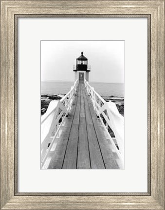 Framed Marshall Point Light, Maine Print