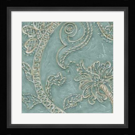 Framed Tiffany Lace I Print