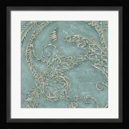 Framed Tiffany Lace IV Print
