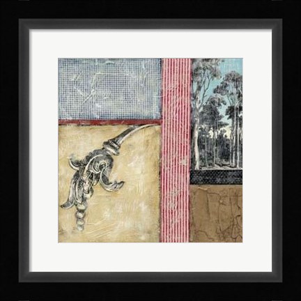 Framed Vintage Collage III Print