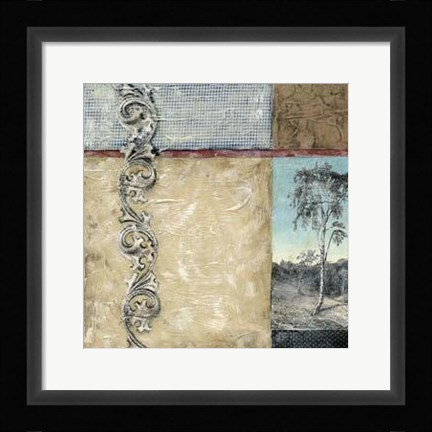 Framed Vintage Collage IV Print