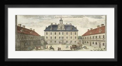 Framed Palace Courtyard Print
