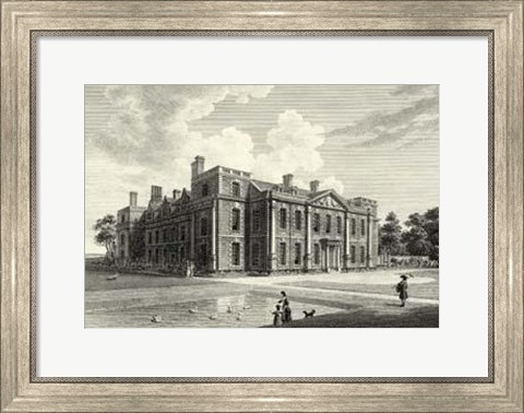 Framed Hill Hall In Essex Print