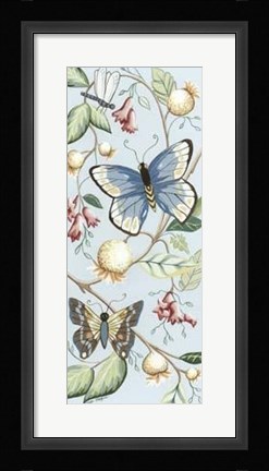 Framed Butterfly Sky I Print
