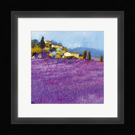 Framed Wild Lavender, Provence Print