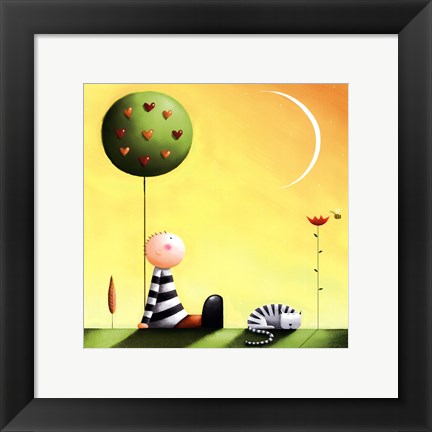 Framed Dreaming Print