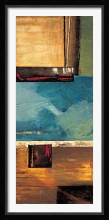 Framed World View I Print