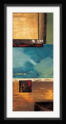 Framed World View I Print