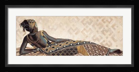Framed Femme Africaine V Print