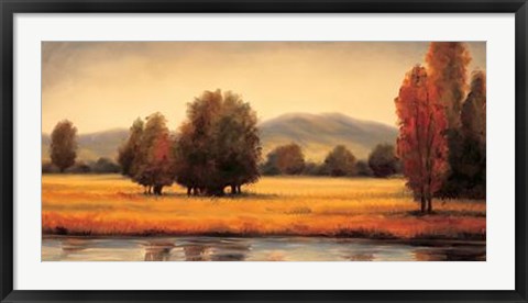 Framed River's Edge Print