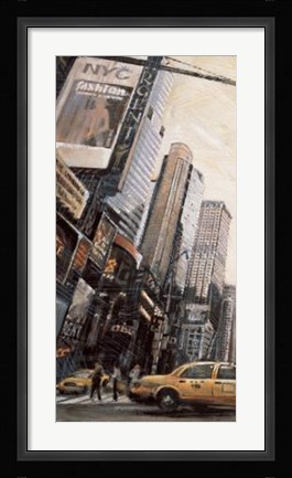 Framed Times Square I Print