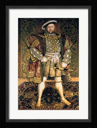 Framed Henry VIII Print