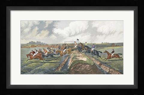 Framed Double, Punchestown Print