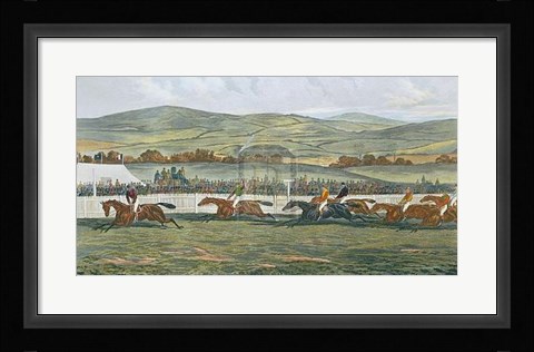 Framed Finish, Punchestown Print