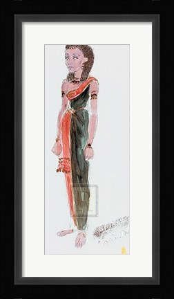 Framed Designs for Cleopatra I Print