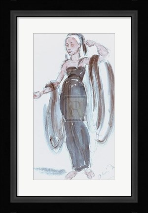 Framed Designs for Cleopatra II Print