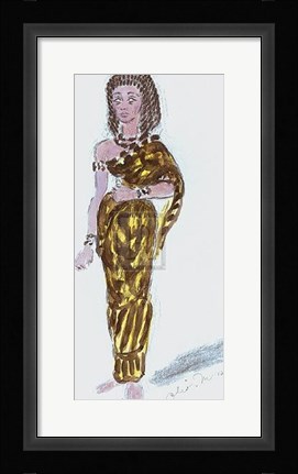 Framed Designs for Cleopatra IV Print