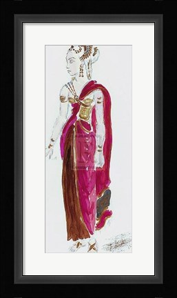 Framed Designs for Cleopatra Xlv Print