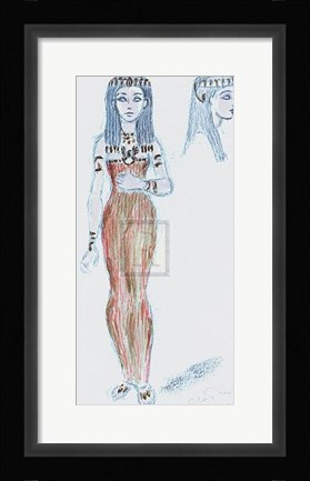 Framed Designs for Cleopatra L Print