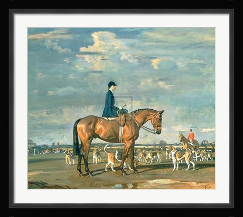 Framed Sybil Harker on Saxa Print