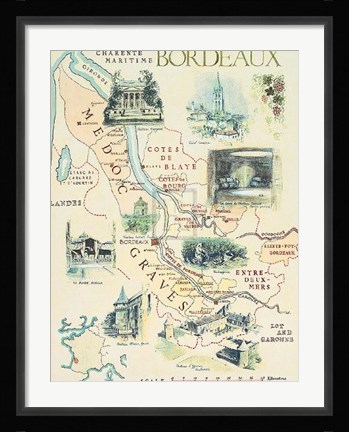 Framed Bordeaux Print