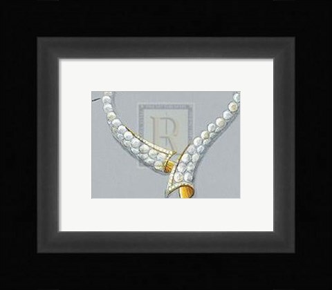 Framed Jewellery Designs XIII Print