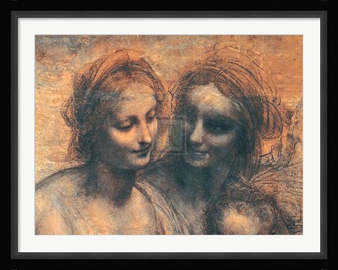 Framed Virgin and Child Print