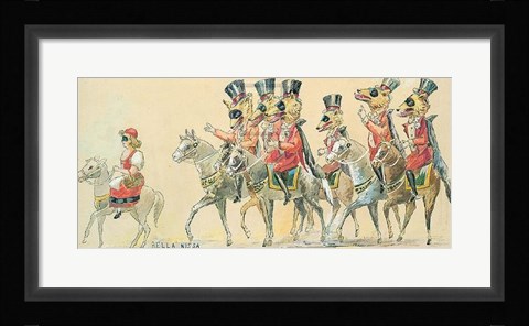 Framed Carnaval De Nice (Le Loup), 1961 Print