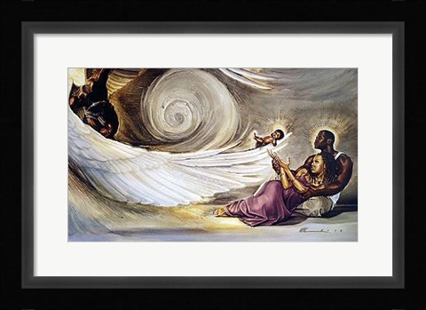 Framed Heaven Sent (Medium) Print