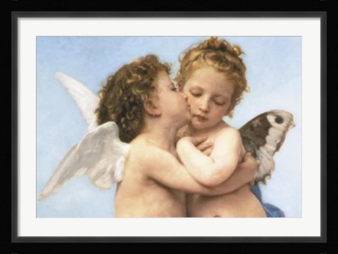 Framed Le Premier Baiser Print