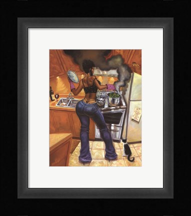 Framed Lookin' Good Cookin' Print