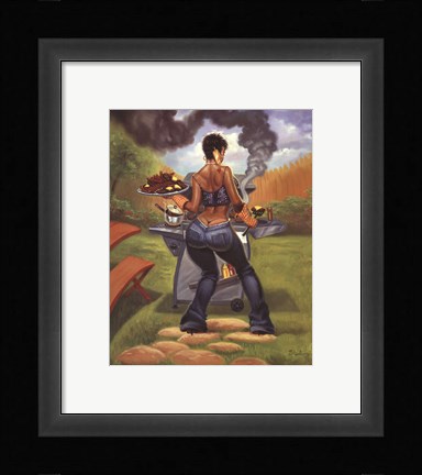 Framed BBQ Print