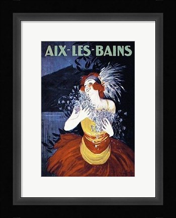 Framed Aix-Les-Bains Print