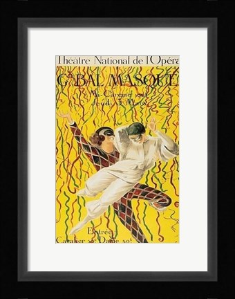 Framed Theatre National De L'opera Print