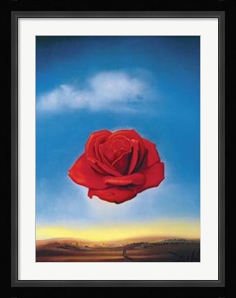 Framed Meditative Rose, c.1958 Print