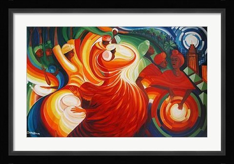 Framed Block Party Ritual Print