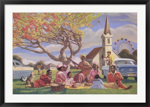 Framed Sunday Picnic Print